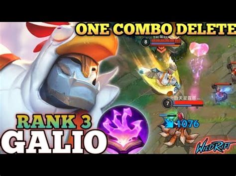 Galio Amazing Comeback Mvp Play Full Ap Build Top Global Galio By