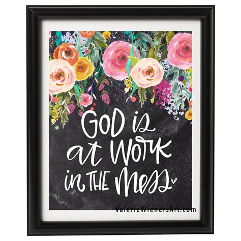 "God is at work" Design — Valerie Wieners Art