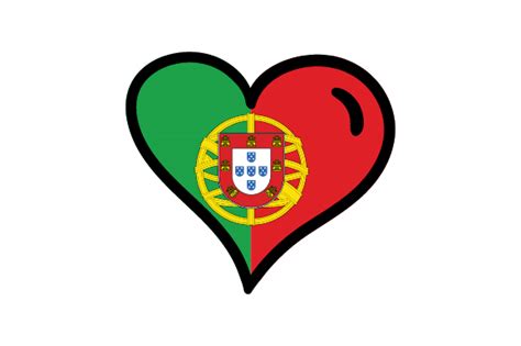 Portugal Heart Shape with Flag SVG Cut file by Creative Fabrica Crafts · Creative Fabrica