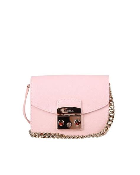 Furla Borsa Metropolis Mini Crossbody Rosa Oro In Pink Lyst