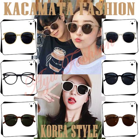 Kacamata Fashion Korean Style Anti Sinar Uv Frame Full Rim Multiwarna