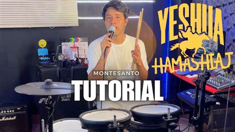 YESHUA HAMASHIAJ TUTORIAL DE BATERIA Explicado Montesantoficial