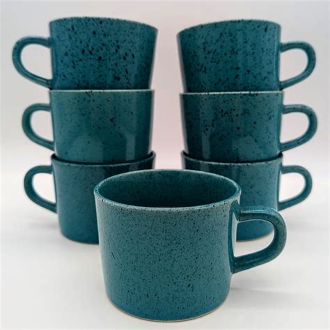 Vintage Stoneware Cups Japan Etsy