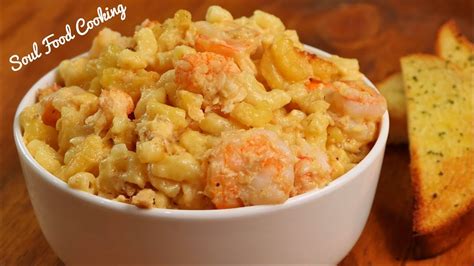 How To Make Seafood Mac And Cheese Shrimp Crab And Lobster Youtube