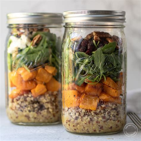 Fall Harvest Mason Jar Salad Marisa Moore Nutrition