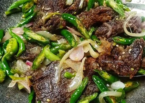 Resep Dendeng Lado Mudo Ijo Khas Minang Oleh Lia Bunemi Putri Cookpad