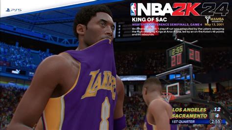 Nba 2k24 Mamba Moments Episode 1 King Of Sac Youtube