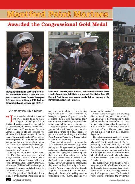 Montford Point Marines Montford Point Marine Association