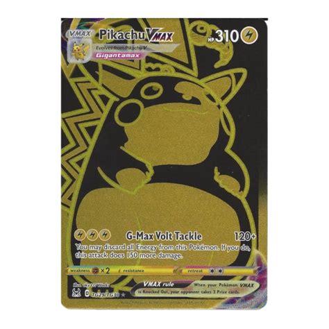 Pikachu VMAX SWSH11 Lost Origin Trainer Gallery Pokemon Card The