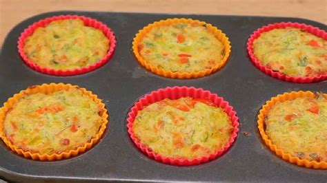 Ces muffins aux courgettes et aux poivrons sont super moelleux et délicieux