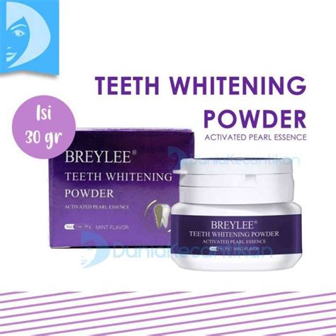 Jual Breylee Teeth Whitening Powder Activated Pearl Essence Mint Gr