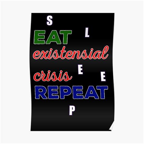 "Existential Crisis meme" Poster for Sale by ChibiKolossus | Redbubble