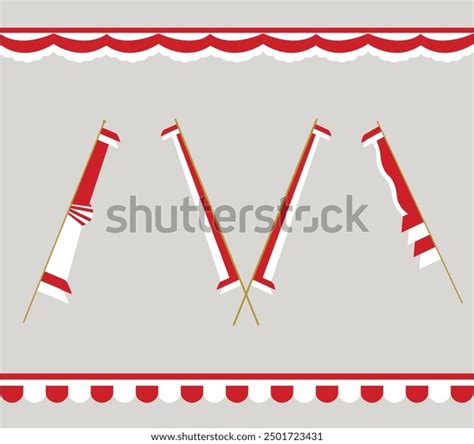 umbul umbul merah putih   royalty  licensable stock