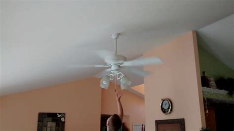 52 Harbor Breeze Palm Breeze Ceiling Fan 2 Youtube