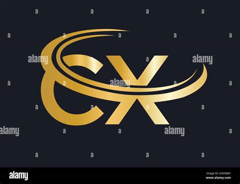 Initial Monogram Letter Cx Logo Design Vector Cx Logo Design Template