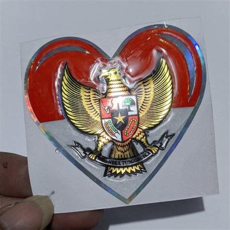 Jual Faiz Stiker Timbul Emblem Lambang Garuda Pancasila Sticker Mobil