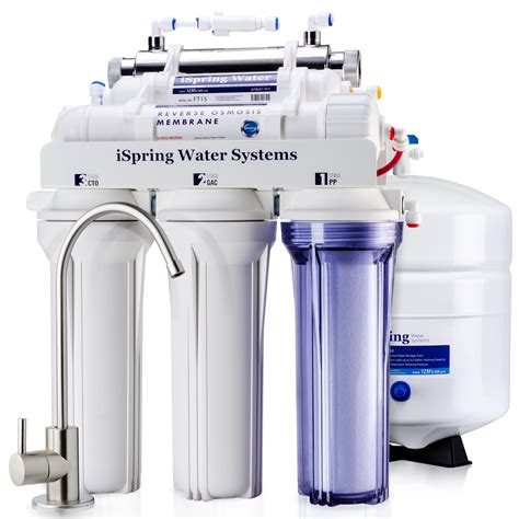 Ispring Rcc7u 75gpd 6 Stage Under Sink Reverse Osmosis Ro Drinking