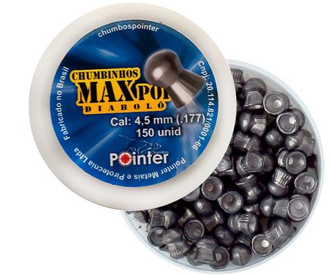 Chumbinho Pointer Max Pop 4 5mm 150un Corvo Shop