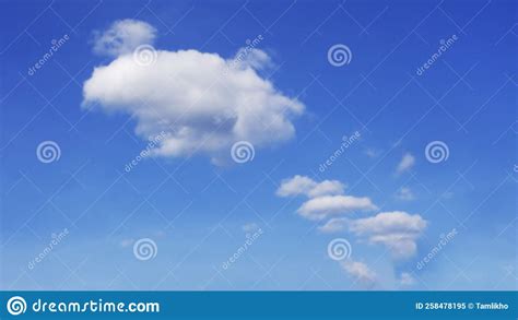 Beautiful Summer Blue Sky Background Stock Image Image Of Blue Indonesia 258478195