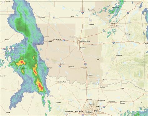 NWS Norman On Twitter 7 00 AM Showers And Thunderstorms Are Moving