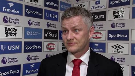 Ole Gunnar Solskjaer Pre Match Mutv Interview Ahead Of Everton V Man