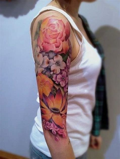 Herrliche Blumen Tattoo Entw Rfe F R Ihre Eigene Inspiration