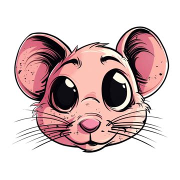 Desenho De Clipart De Rosto De Rato De Desenho Animado Png Rato