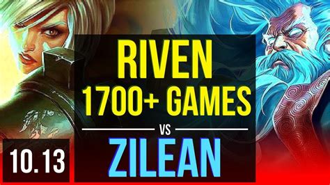 Riven Vs Zilean Top 1 4m Mastery Points 1700 Games Kda 8 3 7