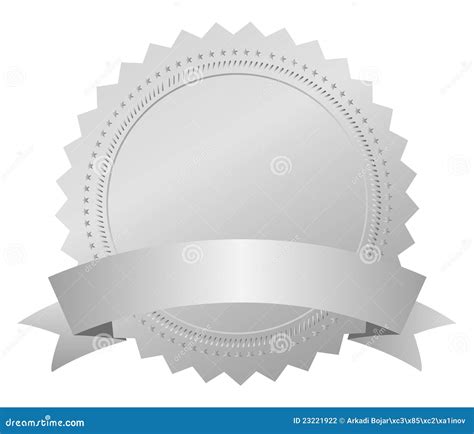 Silver Award Medal Stock Vector Illustration Of Business