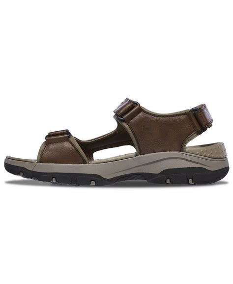 Skechers Mens Tresmen Hirano Adjustable Strap Sandals From Finish Line