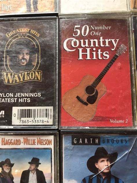 9 Country Music Cassettes By Icons Garth Brook Merle Haggard Dolly Parton Willie Ebay