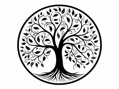 Tree Of Life Coloring Journey Coloring Page