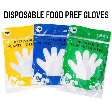 Satisfy Disposable Food Prep Gloves Pcs Plastic Food Safe