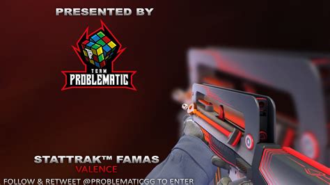 Team Problematic On Twitter CSGOGiveaway CSGO FN Stat Trak Valence