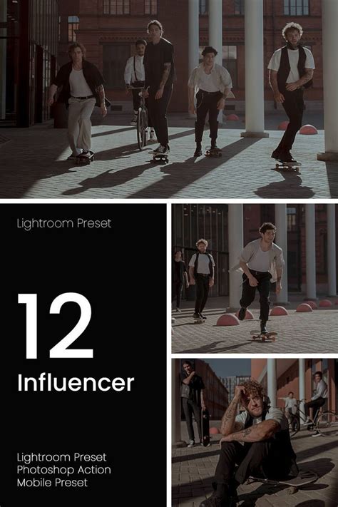 Influencer Photoshop Actions Lightroom Presets Mobile Filters Luts