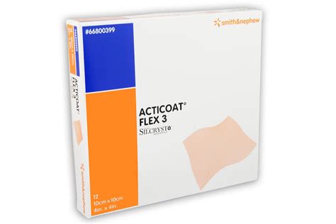 Smith And Nephew Acticoat Flex 3 Antimicrobial Barrier Dressing