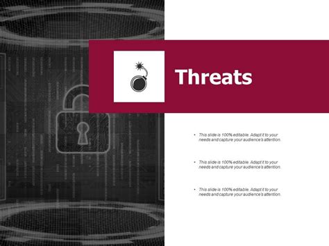 Threats Security Ppt Powerpoint Presentation Infographics Slides