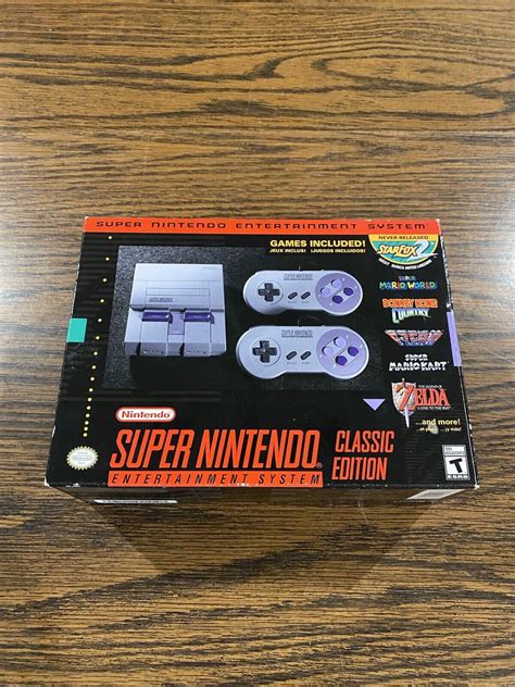 Super Nintendo Classic Edition Snes Mini Entertainment System Console