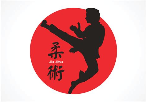 Vector Jiu Jitsu Silhouette 87259 Vector Art At Vecteezy