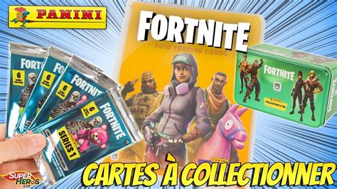 FORTNITE Cartes à collectionner Panini Serie 1 Jeu de cartes 12 Booster