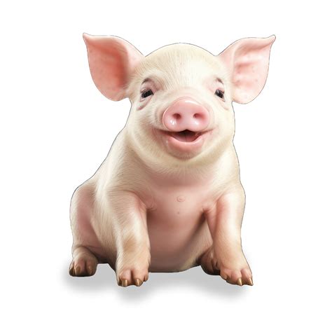 Pig Isolated On Transparent Background 24724513 Png