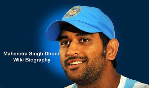 Mahendra Singh Dhoni Wiki Biography Age Height Weight Girlfriend