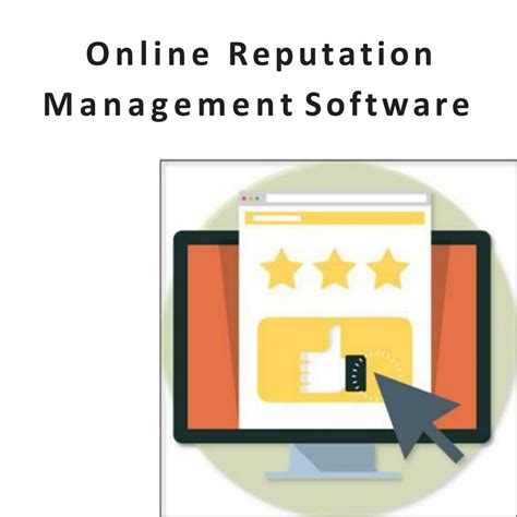 Ppt Online Reputation Management Software Powerpoint Presentation