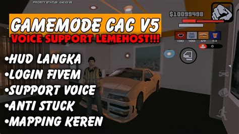 SHARE GAMEMODE SAMP CAC V5 SUPPORT HOSTING LEMEHOST SUPPORT VOICE YouTube