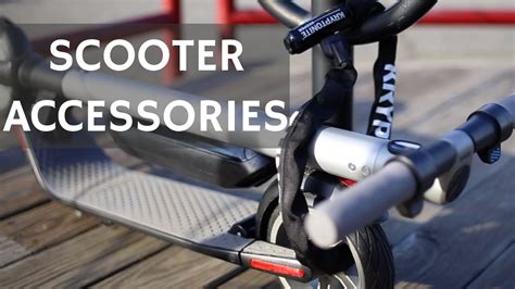 5 Best Accessories For Electric Scooters Youtube