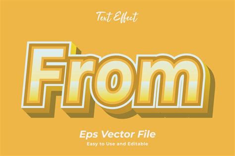 Premium Vector Modern Text Effect From Editable And Easy To Use