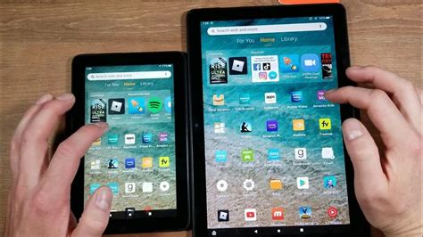 2022 Amazon Fire 7 Vs Amazon Fire Hd10 Speed Test Comparison Youtube