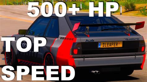 500 HP Audi Sport Quattro TOP SPEED Forza Horizon 5 FIRST PERSON