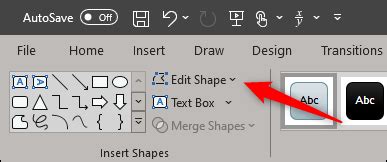 How To Change A Shape Using Edit Points In Microsoft PowerPoint