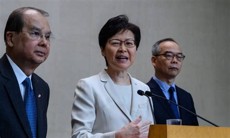 L Der De Hong Kong Diz Que Governo Chin S Respeita E Apoia